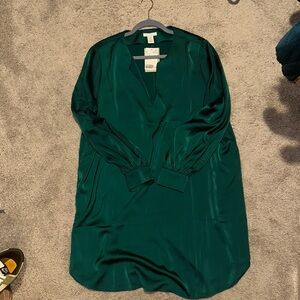 HM Emerald Green Dress NWT